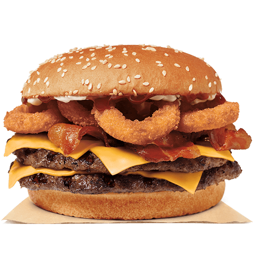 King Whopper Sandwich Hamburger Onion Cheeseburger Burger Transparent PNG Image