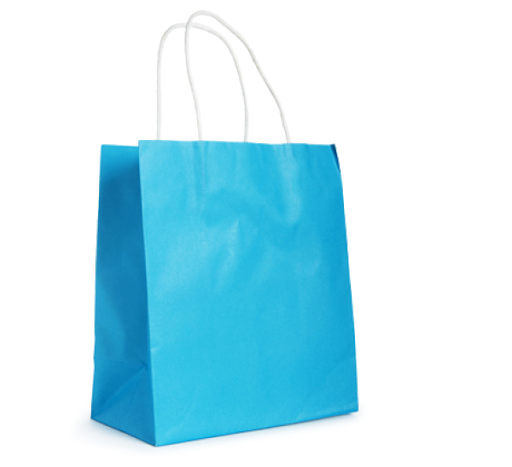 Blue Bag Shopping Download HQ Transparent PNG Image