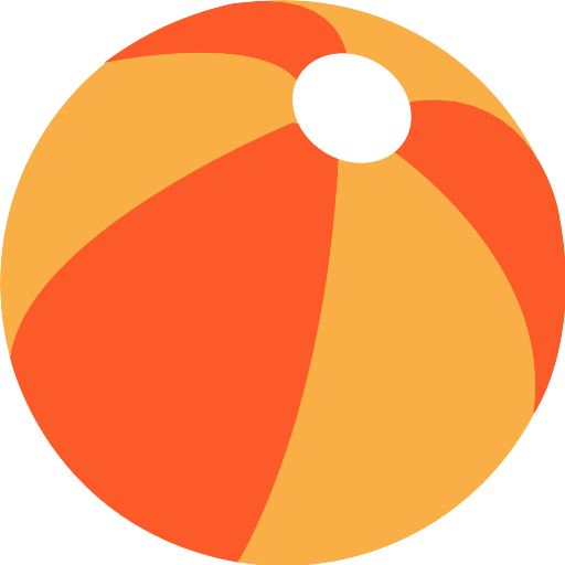 Orange Ball Beach Free HD Image Transparent PNG Image