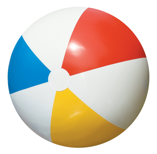 Inflatable Ball Beach Colorful Kids Transparent PNG Image