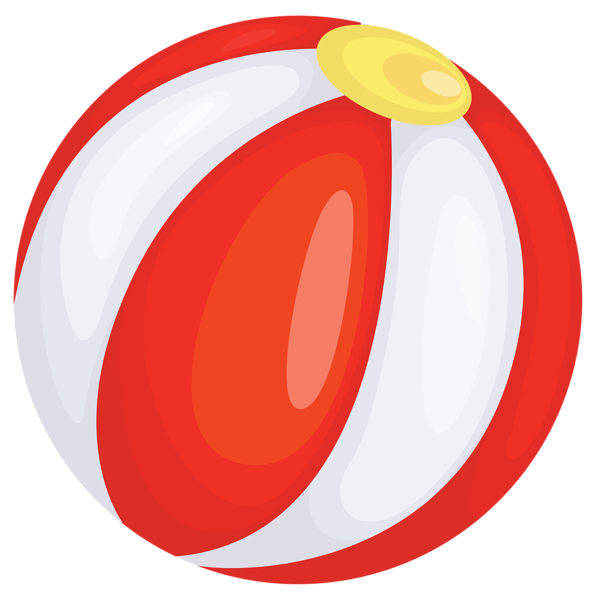 Ball Beach Red Free PNG HQ Transparent PNG Image