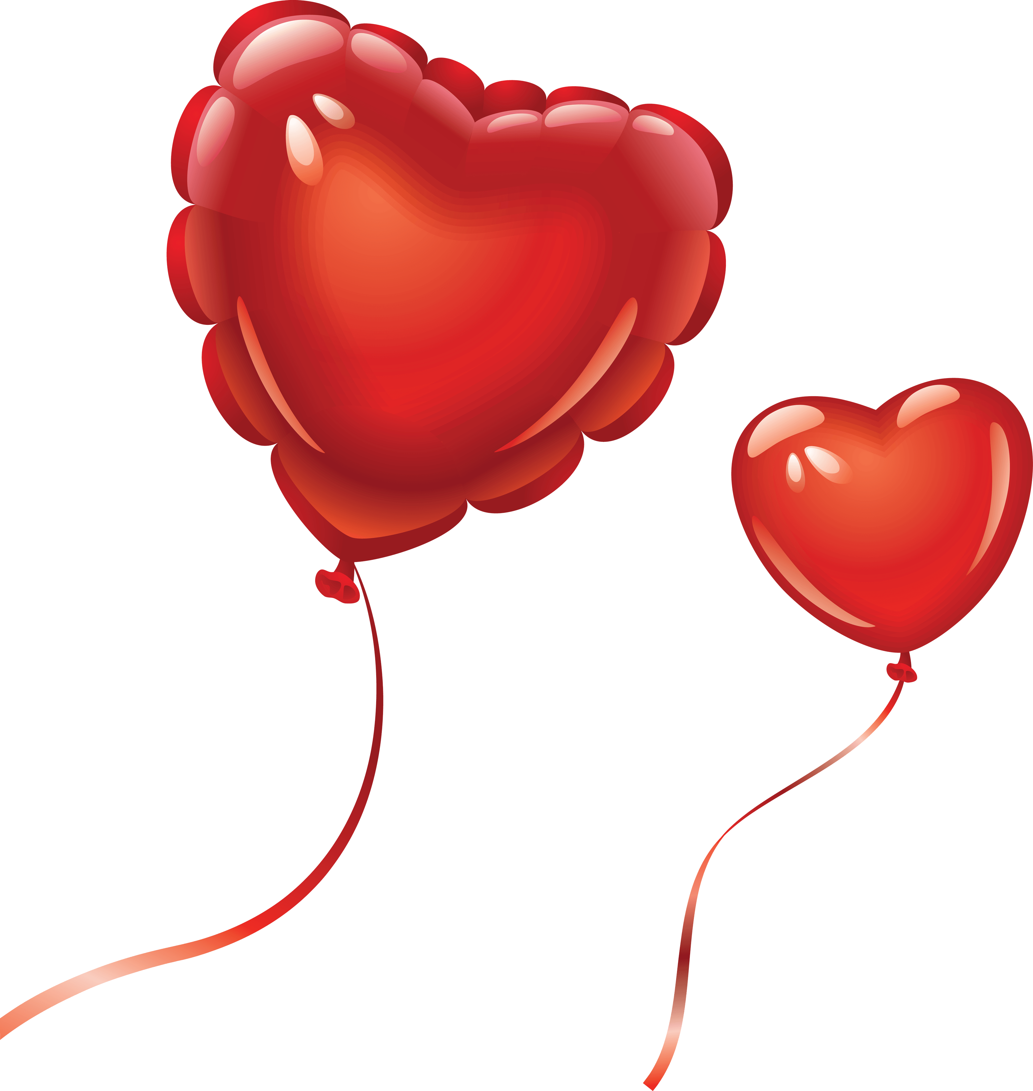 Heart Balloon Png Image Download Heart Balloons Transparent PNG Image