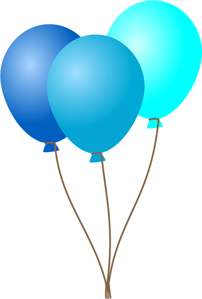 Blue Balloon Vector Free Transparent Image HQ Transparent PNG Image