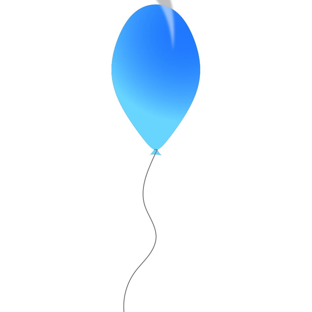 Blue Balloon Download HQ Transparent PNG Image