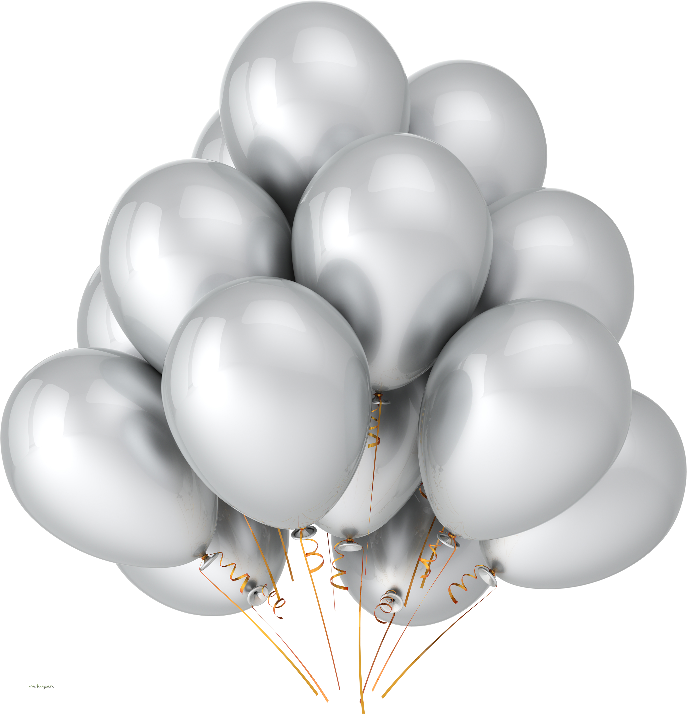 Party Balloon Birthday Silver HD Image Free Transparent PNG Image