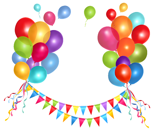 Party Balloon Birthday Hanging HQ Image Free Transparent PNG Image