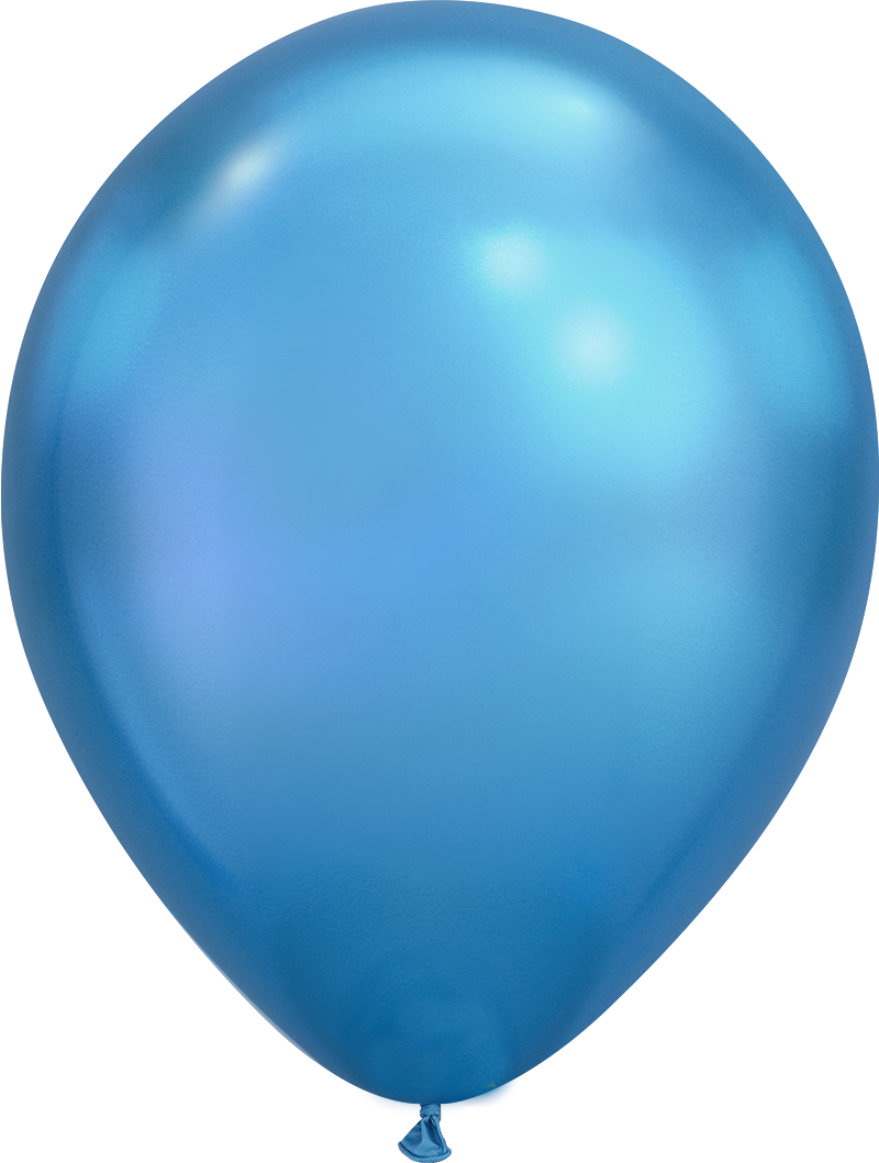 Chrome Blue Balloon Free Download PNG HQ Transparent PNG Image