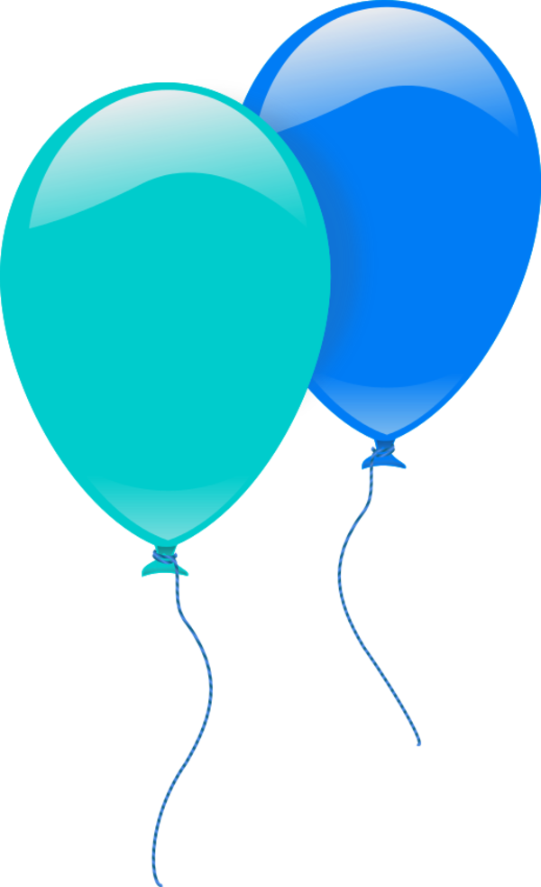 Blue Balloon Vector HD Image Free Transparent PNG Image