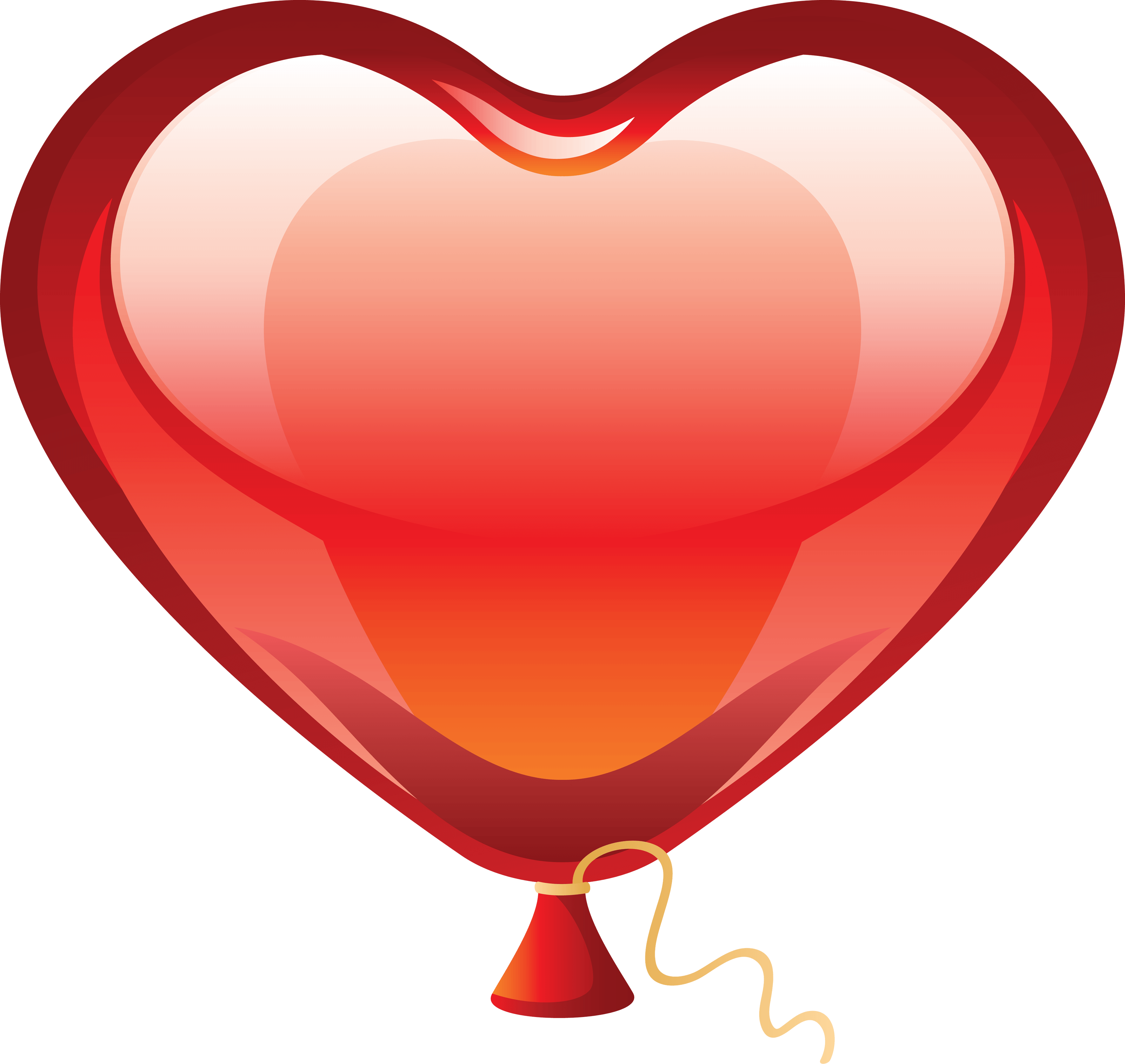 Heart Balloon Png Image Download Heart Balloons Transparent PNG Image