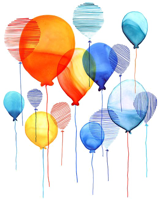 Balloon Free Frame Transparent PNG Image