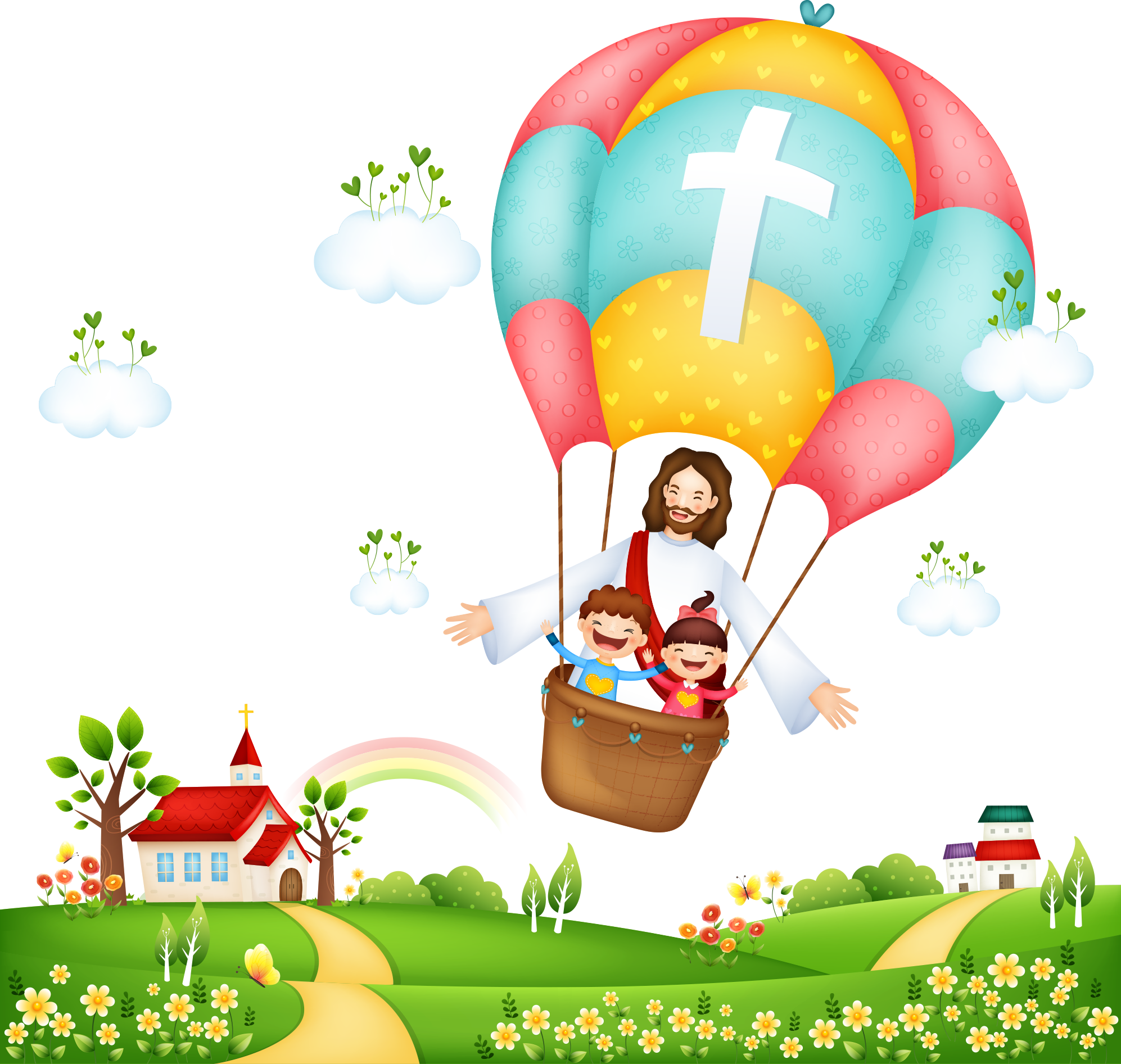 And On Balloon Illustration Jesus Hot The Transparent PNG Image