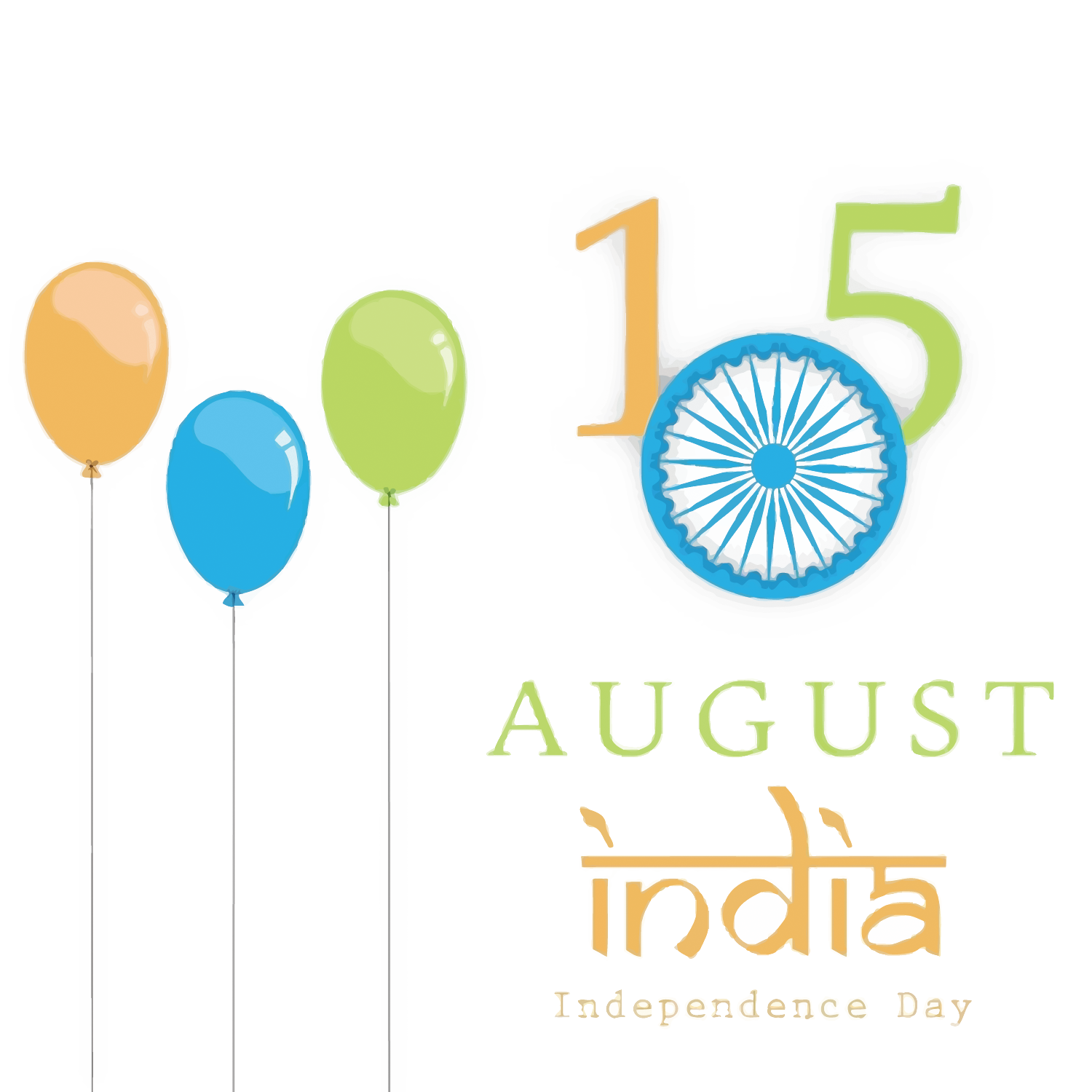 Blue India Diagram Indian Day Independence Movement Transparent PNG Image