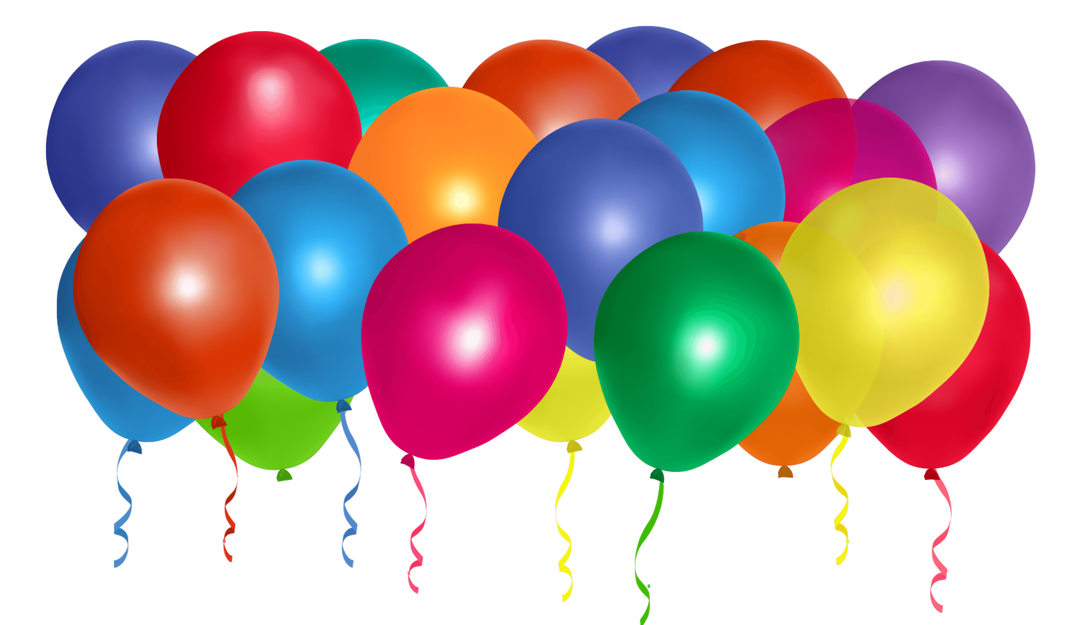 Of Photos Balloons Colorful Bunch Transparent PNG Image