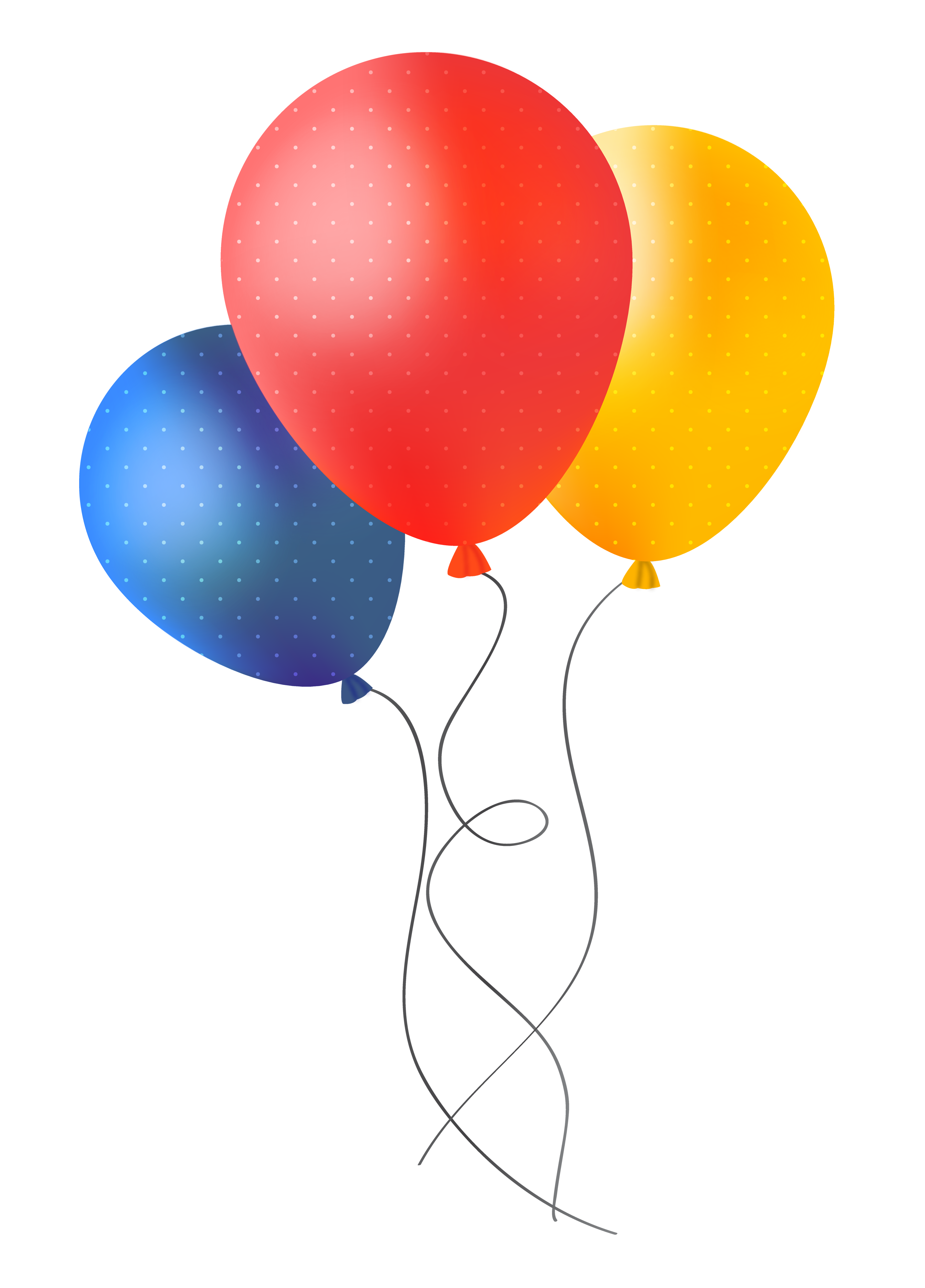 Of Balloons Colorful Bunch Download HD Transparent PNG Image