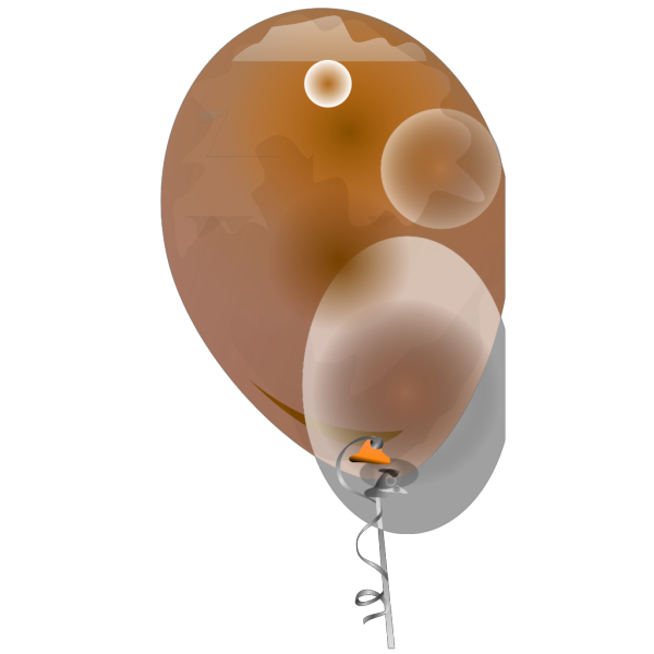 Golden Balloon Brown Free Download PNG HD Transparent PNG Image