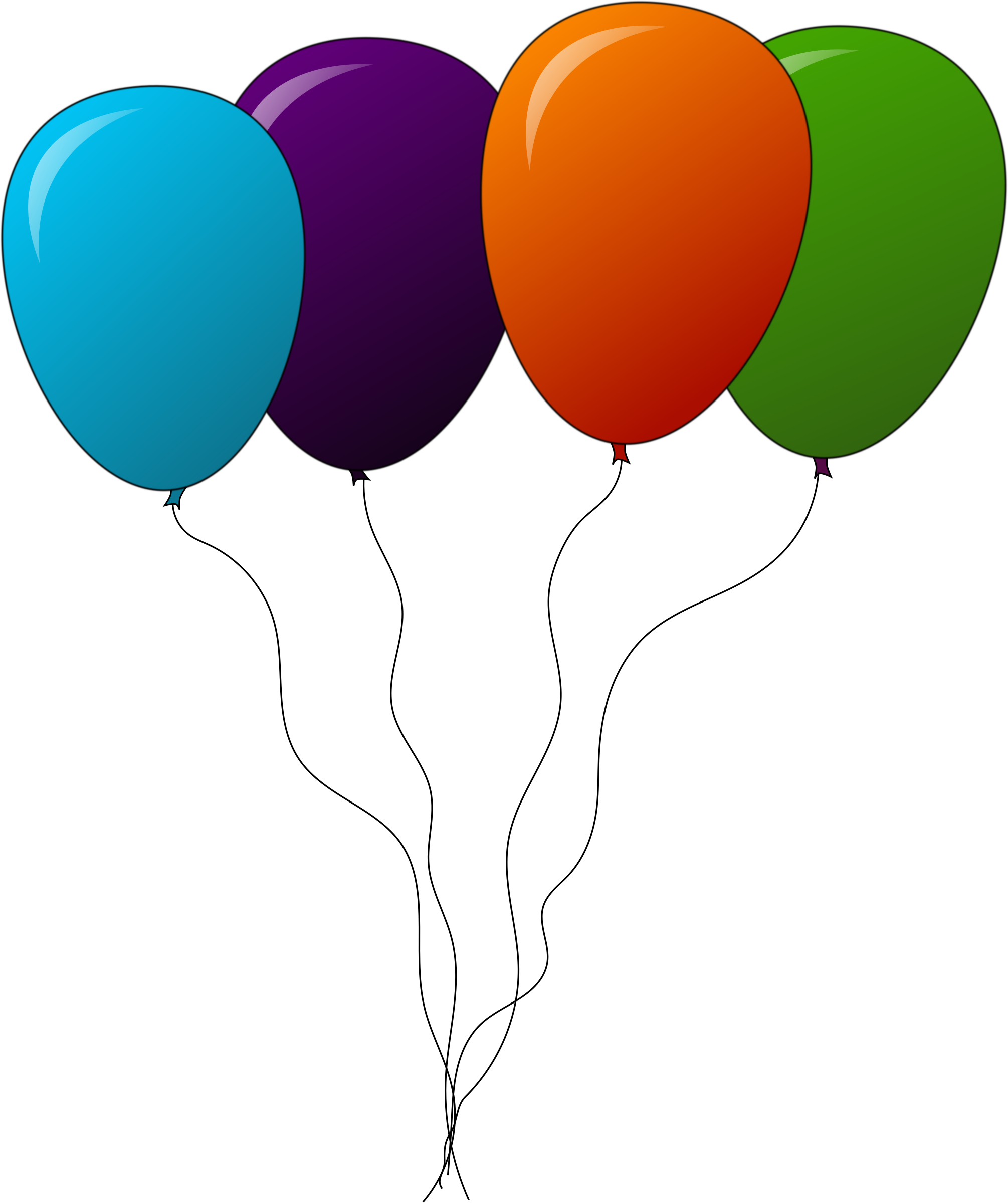 Of Vector Balloons Bunch Free Transparent Image HD Transparent PNG Image