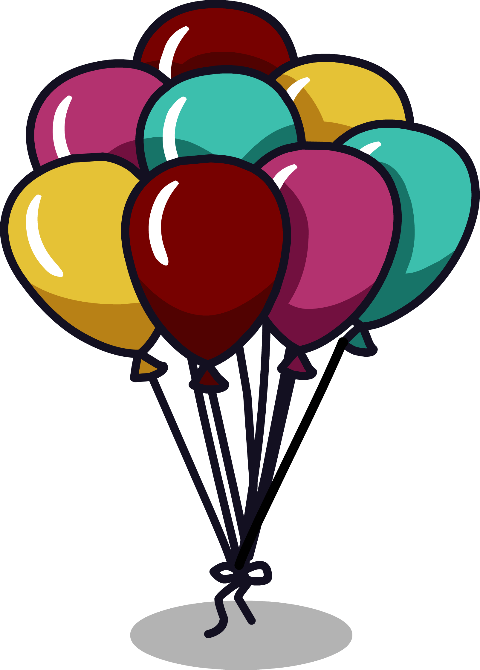 Of Vector Balloons Bunch Free PNG HQ Transparent PNG Image