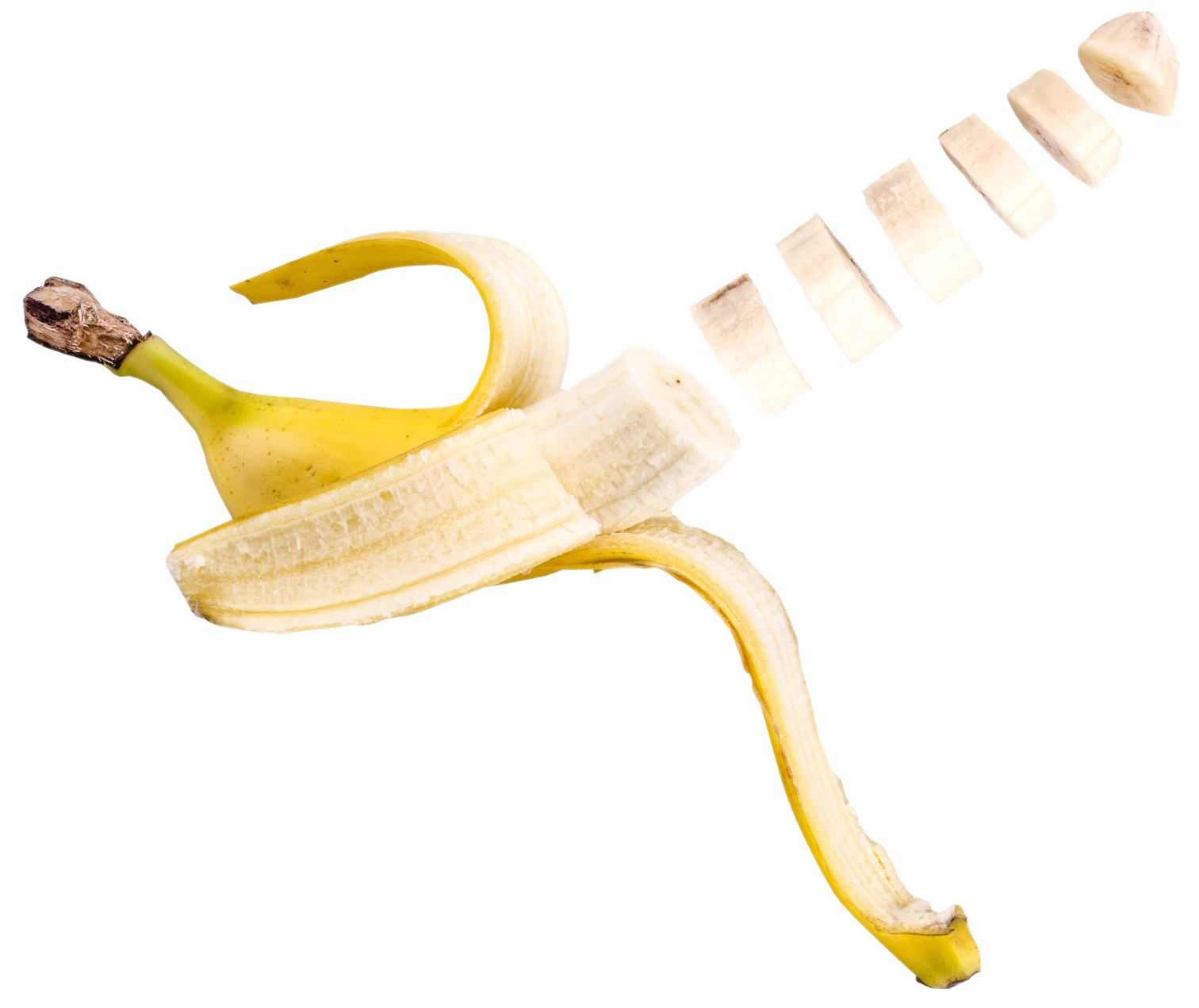 Fresh Slice Banana PNG File HD Transparent PNG Image