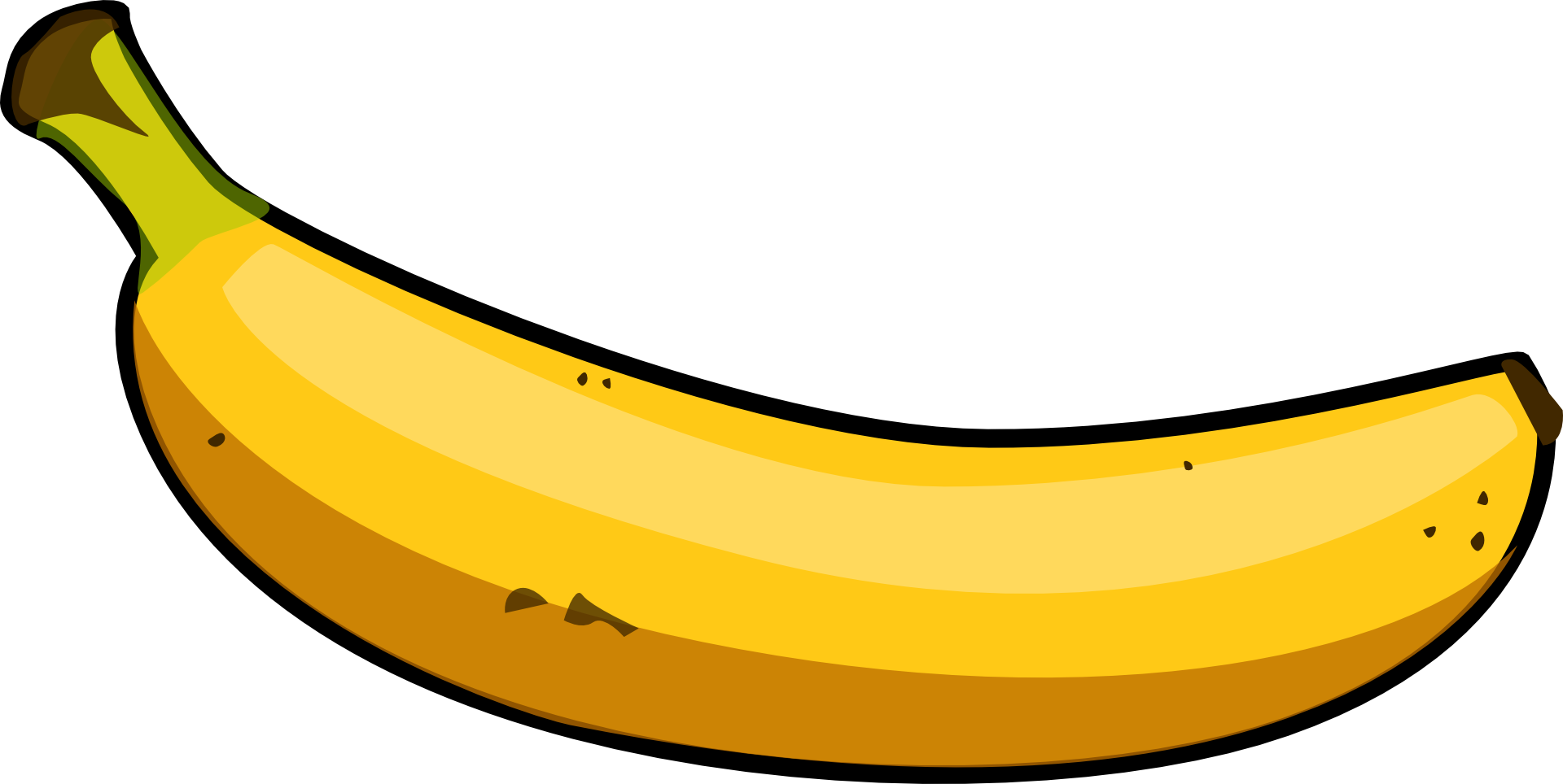 Banana Fruit Cartoon Transparent PNG Image