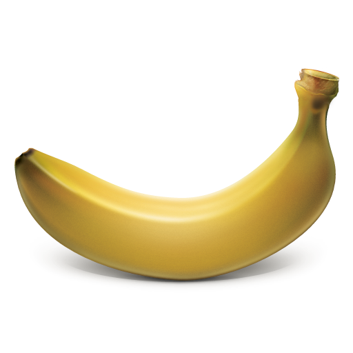 Banana Cartoon Icon Transparent PNG Image