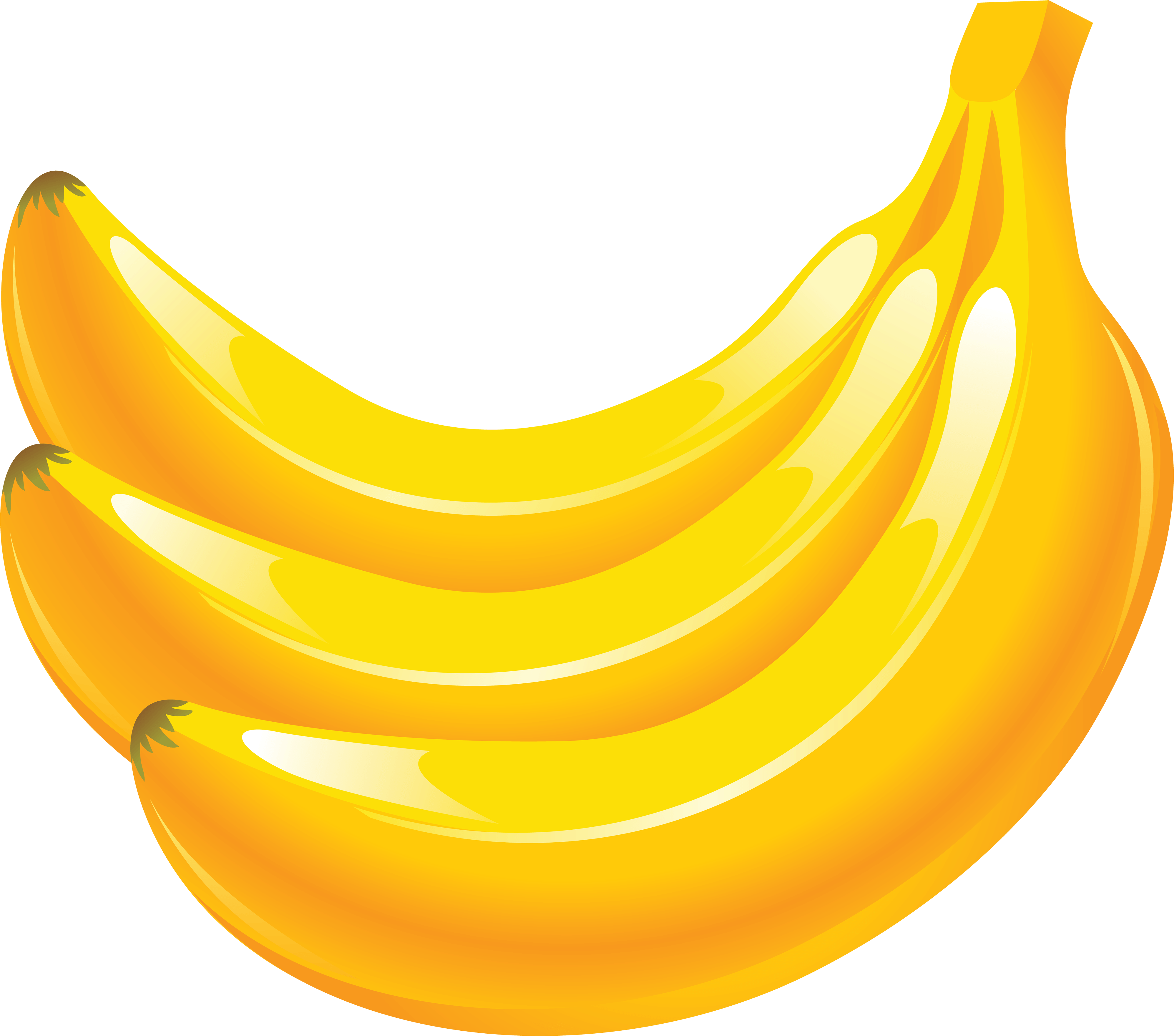 Yellow Bananas Png Image Transparent PNG Image