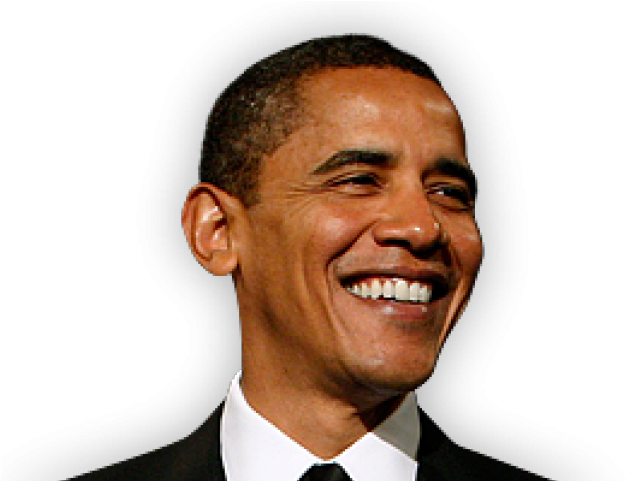 Barack Smiling Face Obama Free Clipart HQ Transparent PNG Image