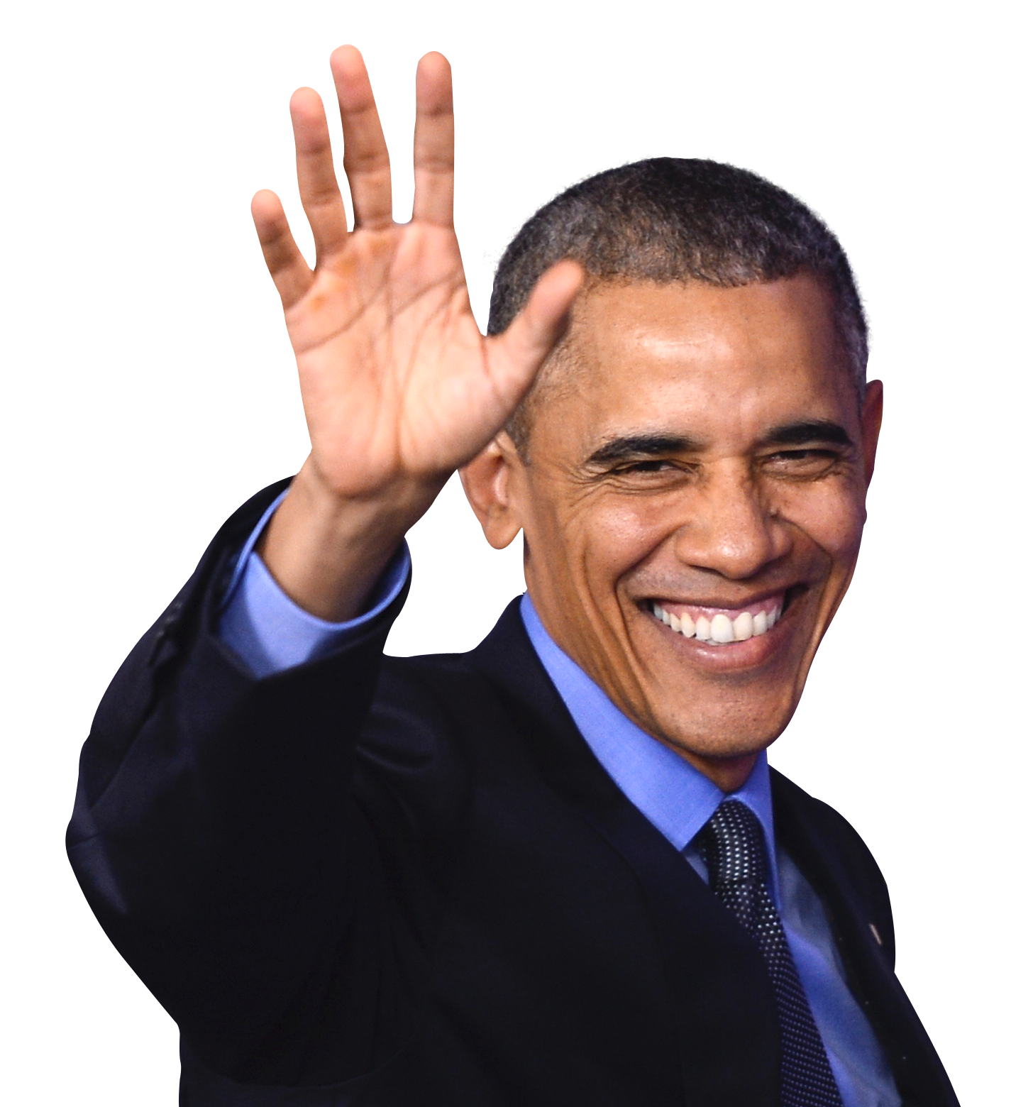 Barack Waving Hand Obama PNG File HD Transparent PNG Image