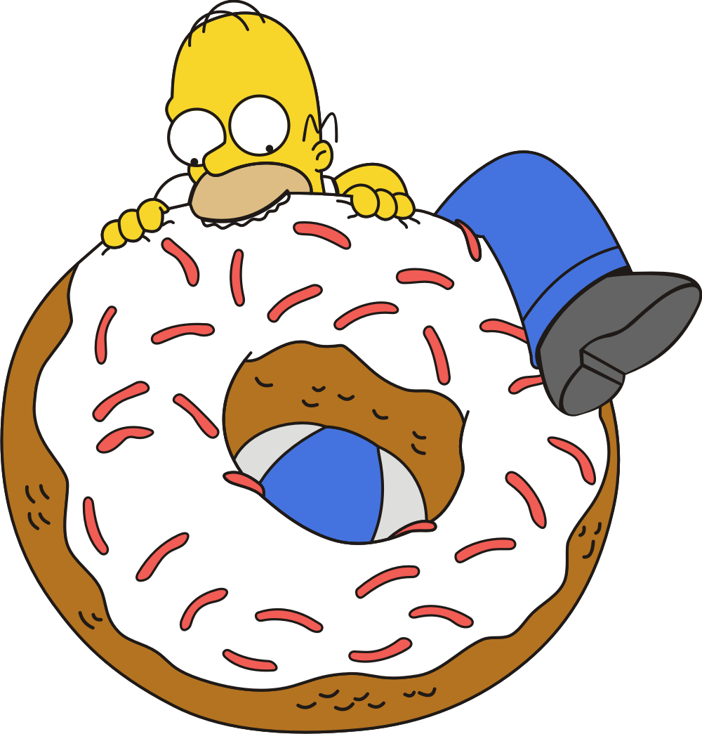 Homer Cuisine Product Bart Donuts Simpson Transparent PNG Image