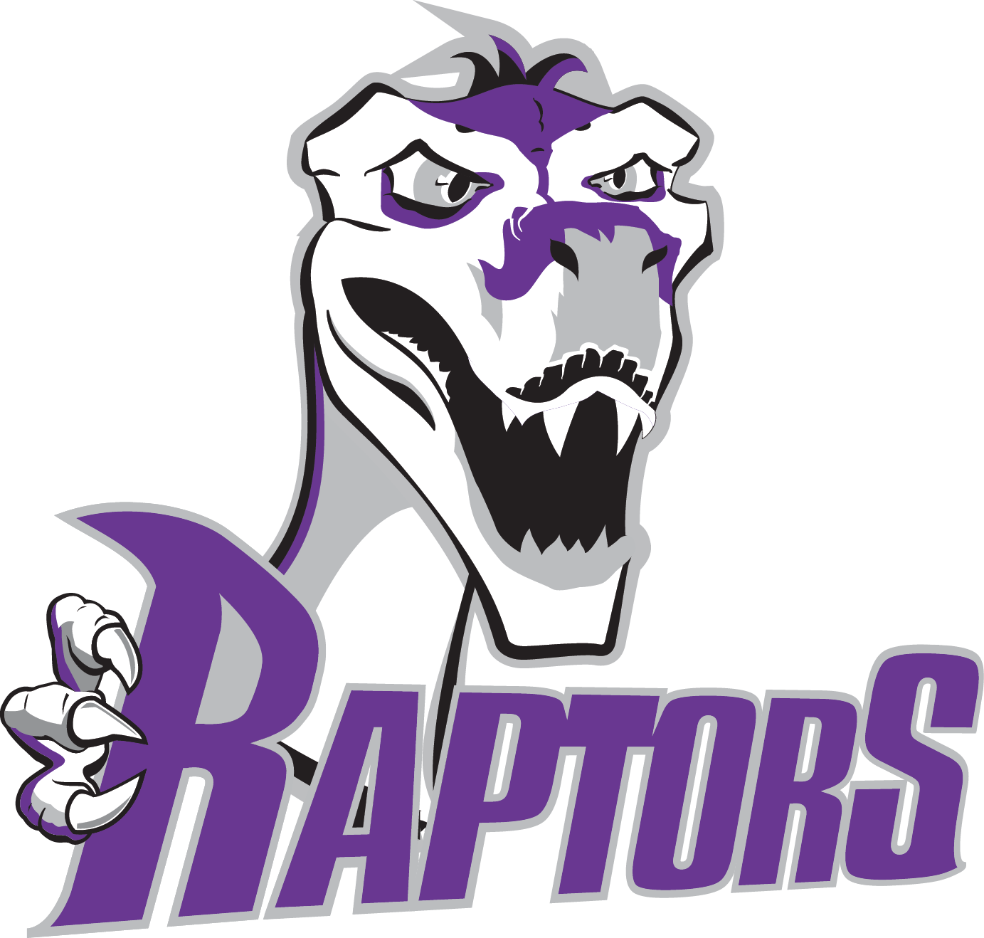 Toronto Purple Character Fictional Logo Nba Raptors Transparent PNG Image