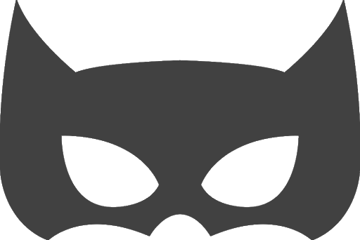 Batman Mask Grey Free PNG HQ Transparent PNG Image