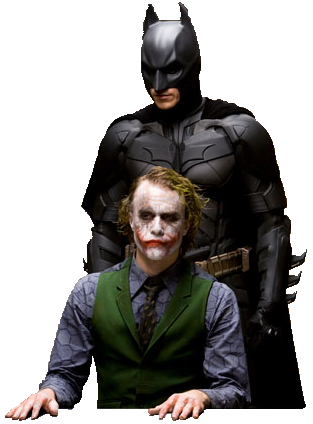 Batman Joker And Batman Png Transparent PNG Image