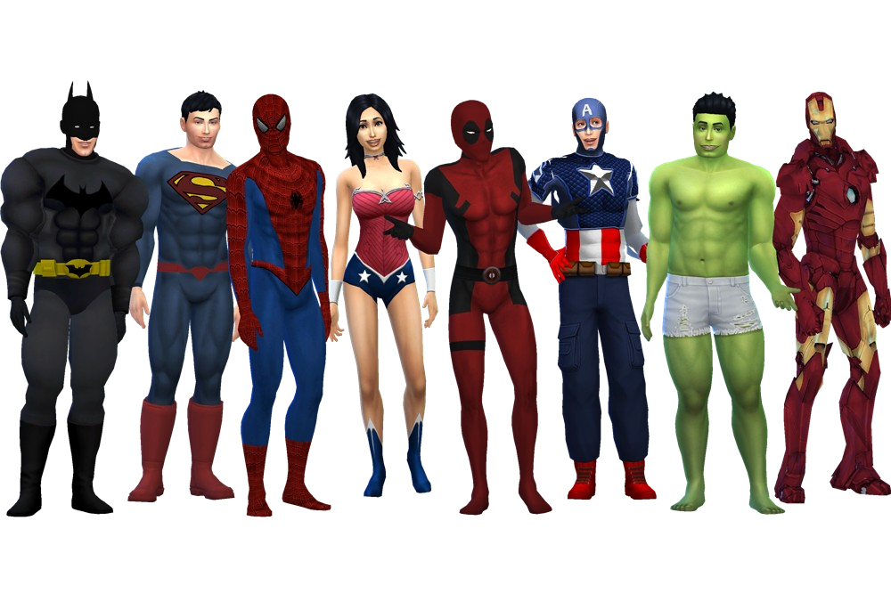 Sims Batman Superhero Fictional Character Free Download Image Transparent PNG Image