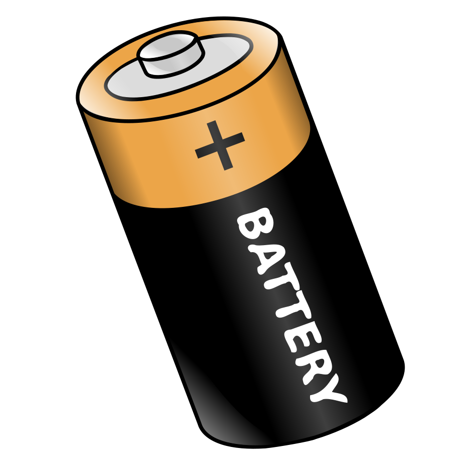 Battery Positive Cell Black PNG Free Photo Transparent PNG Image