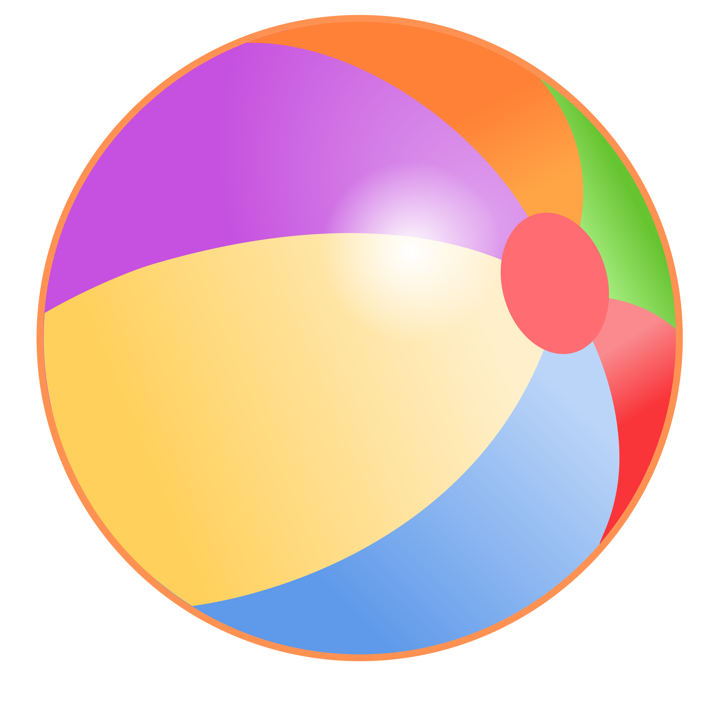 Beach Ball Png Picture Transparent PNG Image