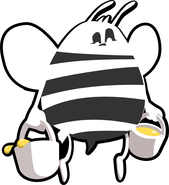 Honey Vector Bee Free HQ Image Transparent PNG Image