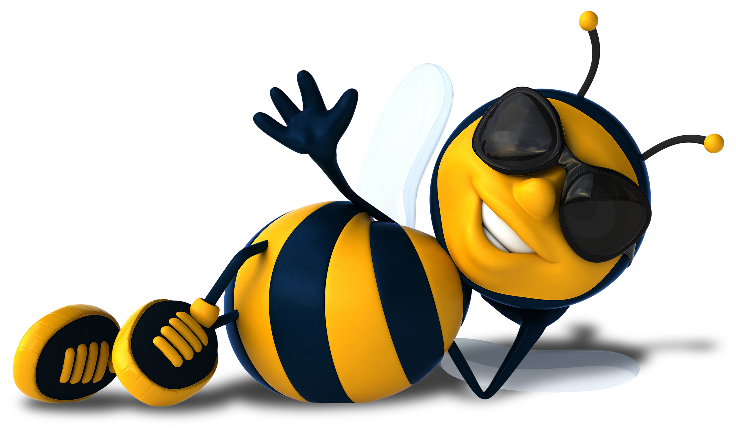 Honey Yellow Bee HQ Image Free Transparent PNG Image