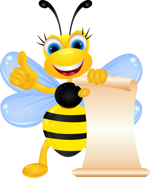 Honey Photos Yellow Bee Free Clipart HQ Transparent PNG Image