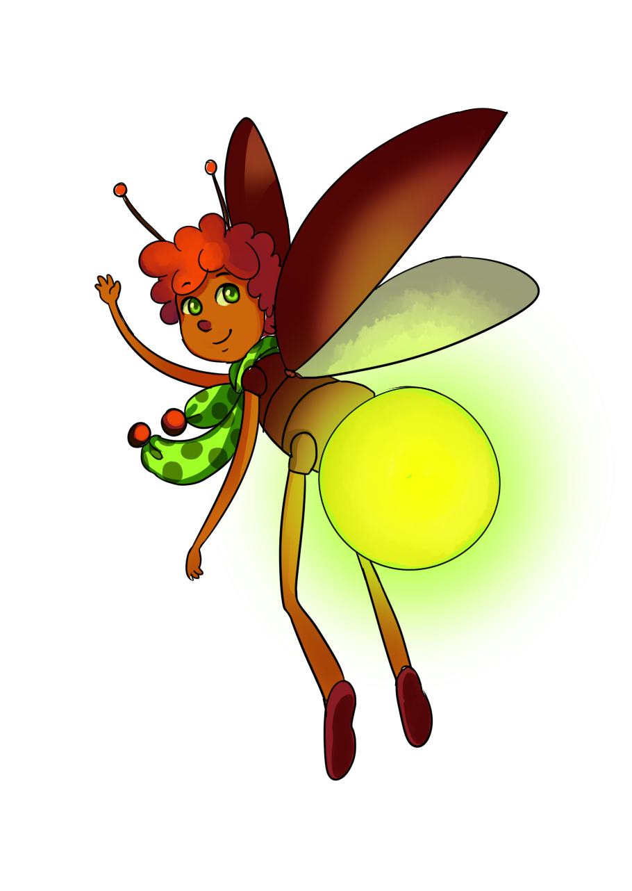 Firefly Insect Invertebrate Drawing Setsuko Free Photo PNG Transparent PNG Image