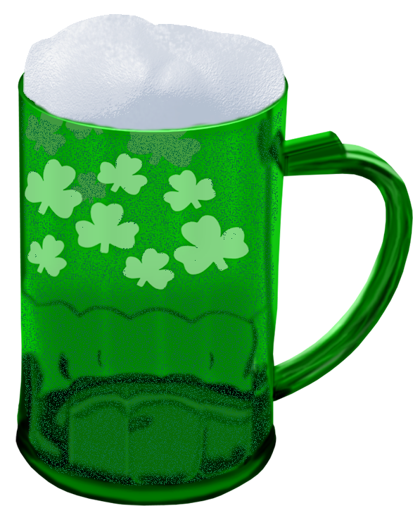 Clover Cup Patrick Tableware Beer Saint Day Transparent PNG Image