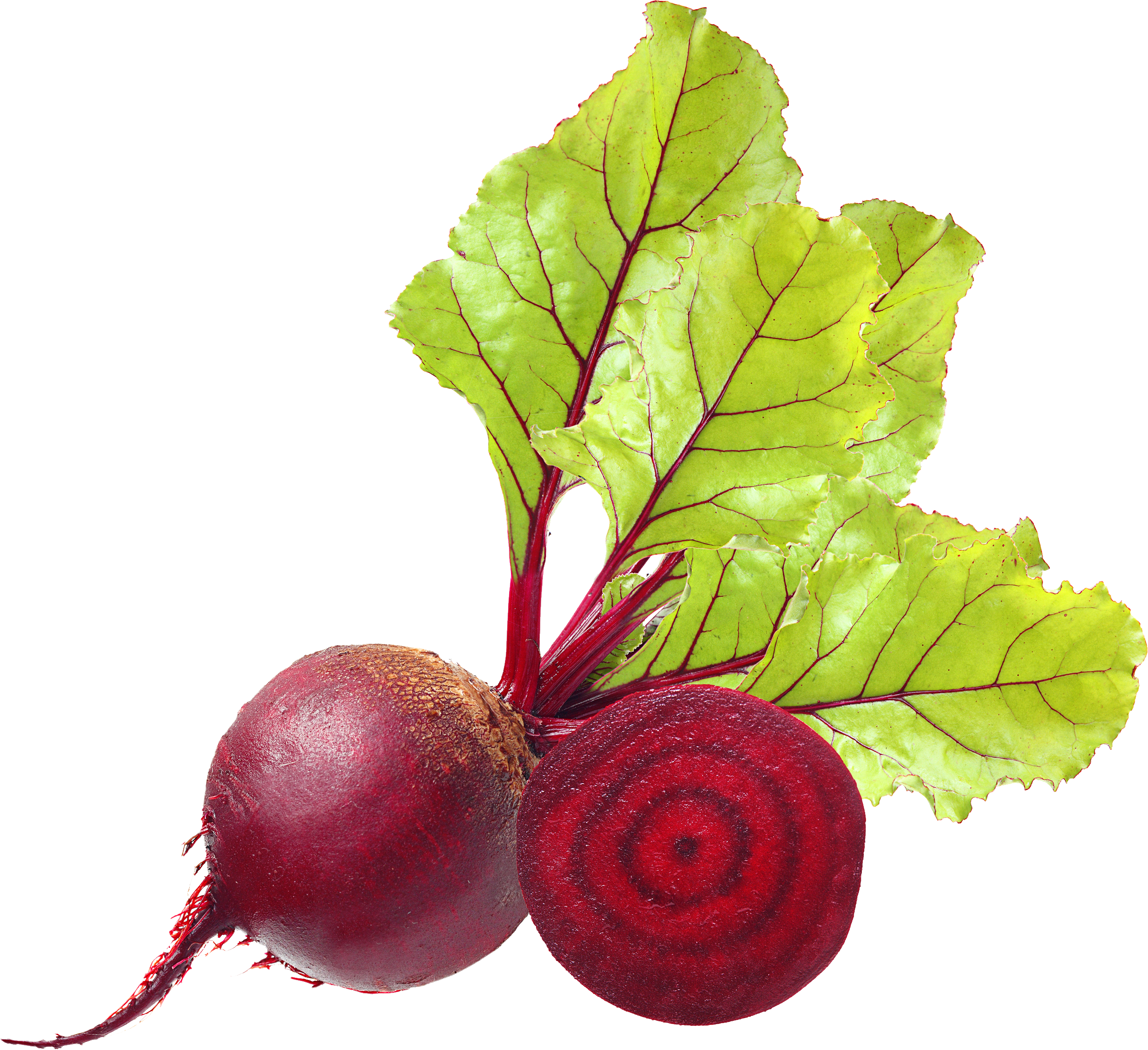 Beetroot Sliced Leaves Green Download HQ Transparent PNG Image