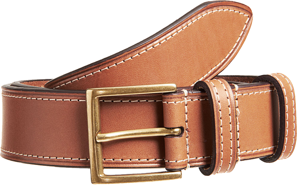 Leather Wide Belt Brown PNG Free Photo Transparent PNG Image