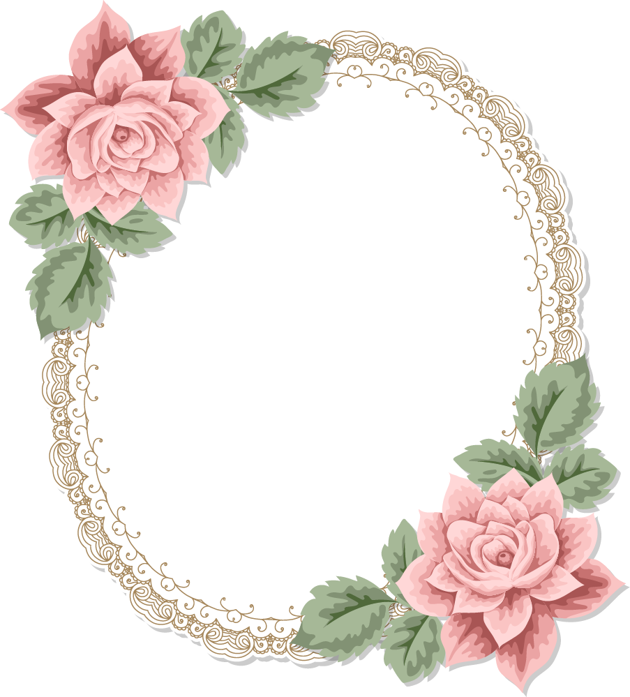 European-Style Flower Border Free Download PNG HD Transparent PNG Image