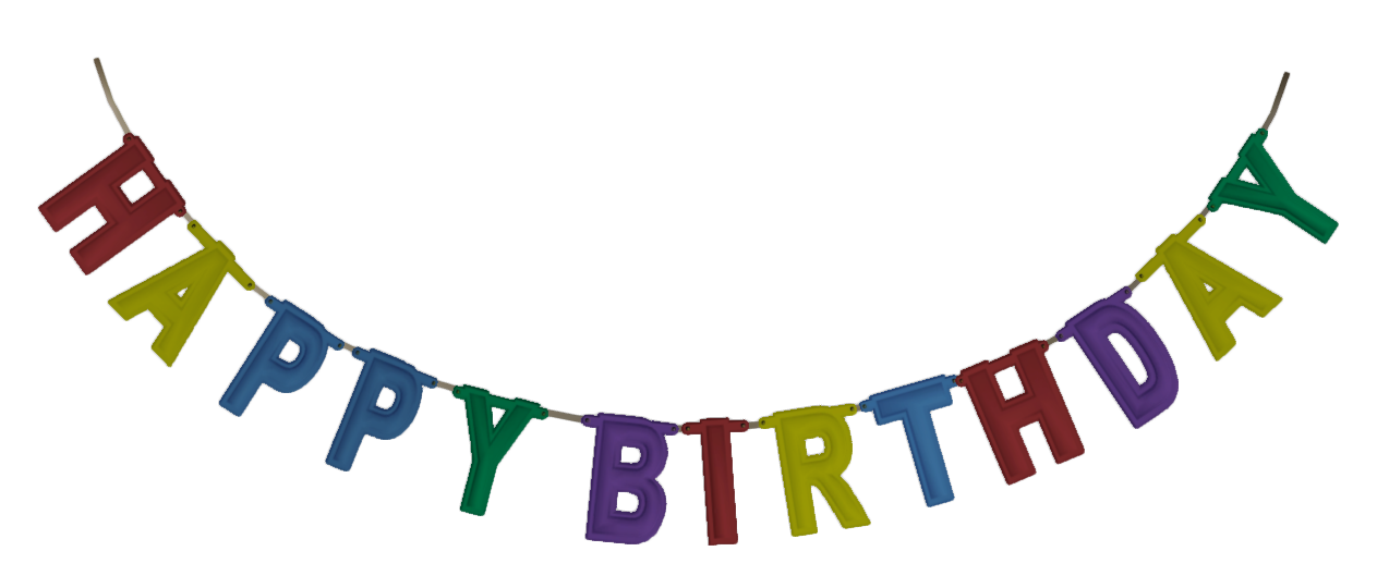 Text Birthday Hanging Free Download PNG HD Transparent PNG Image