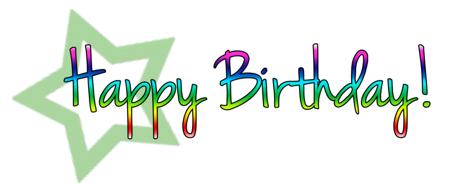 Text Birthday Star PNG Download Free Transparent PNG Image