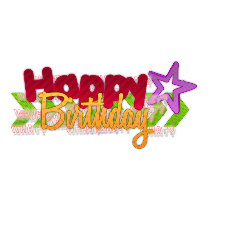 Text Birthday Star Free Photo Transparent PNG Image