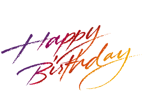 Text Cursive Birthday Free Download PNG HD Transparent PNG Image