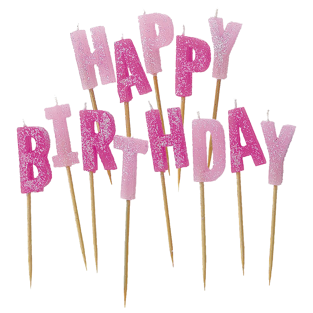 Birthday Candles Picture Transparent PNG Image