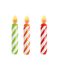 Birthday Candles Png Picture Transparent PNG Image