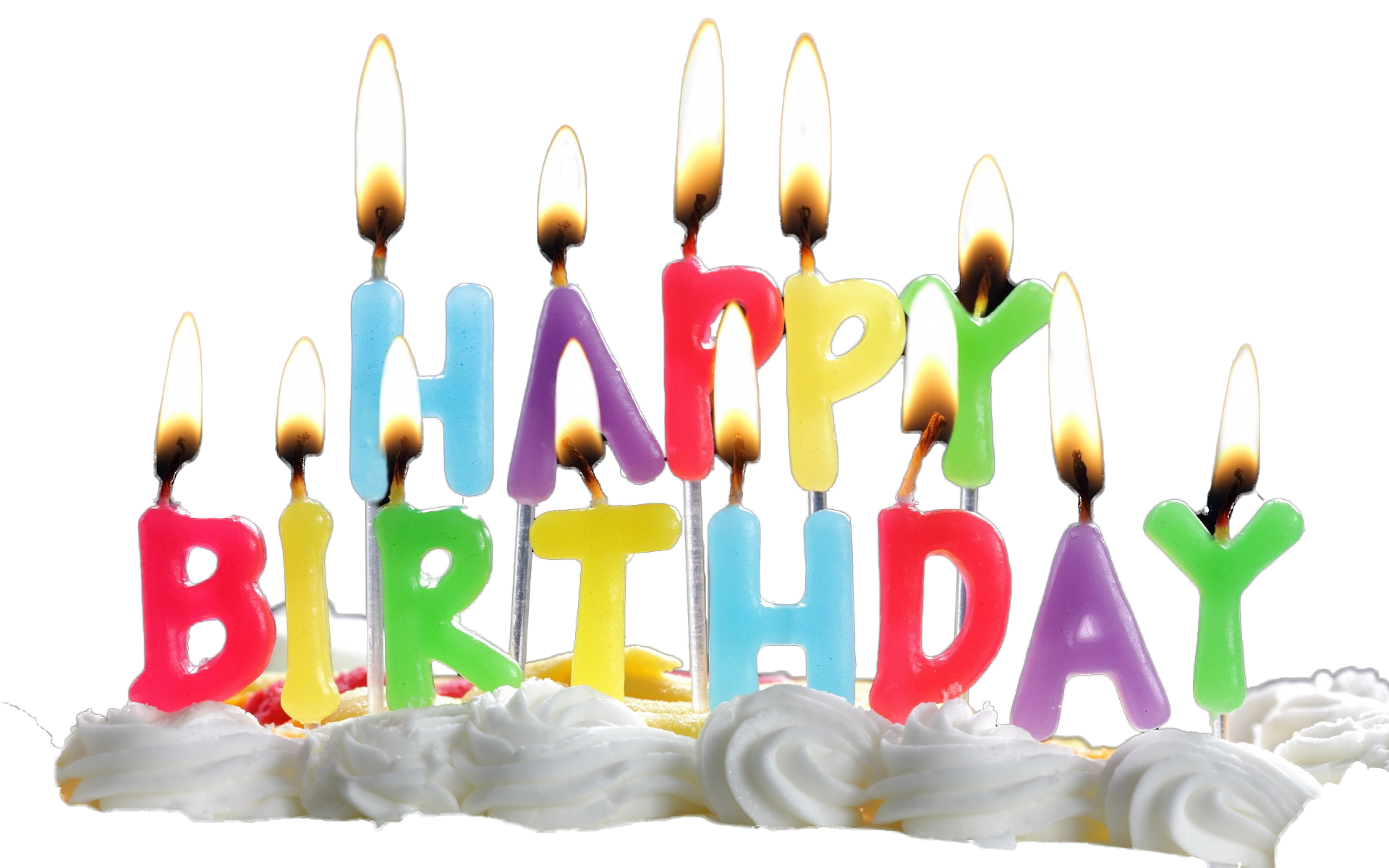 Birthday Candles Transparent Transparent PNG Image