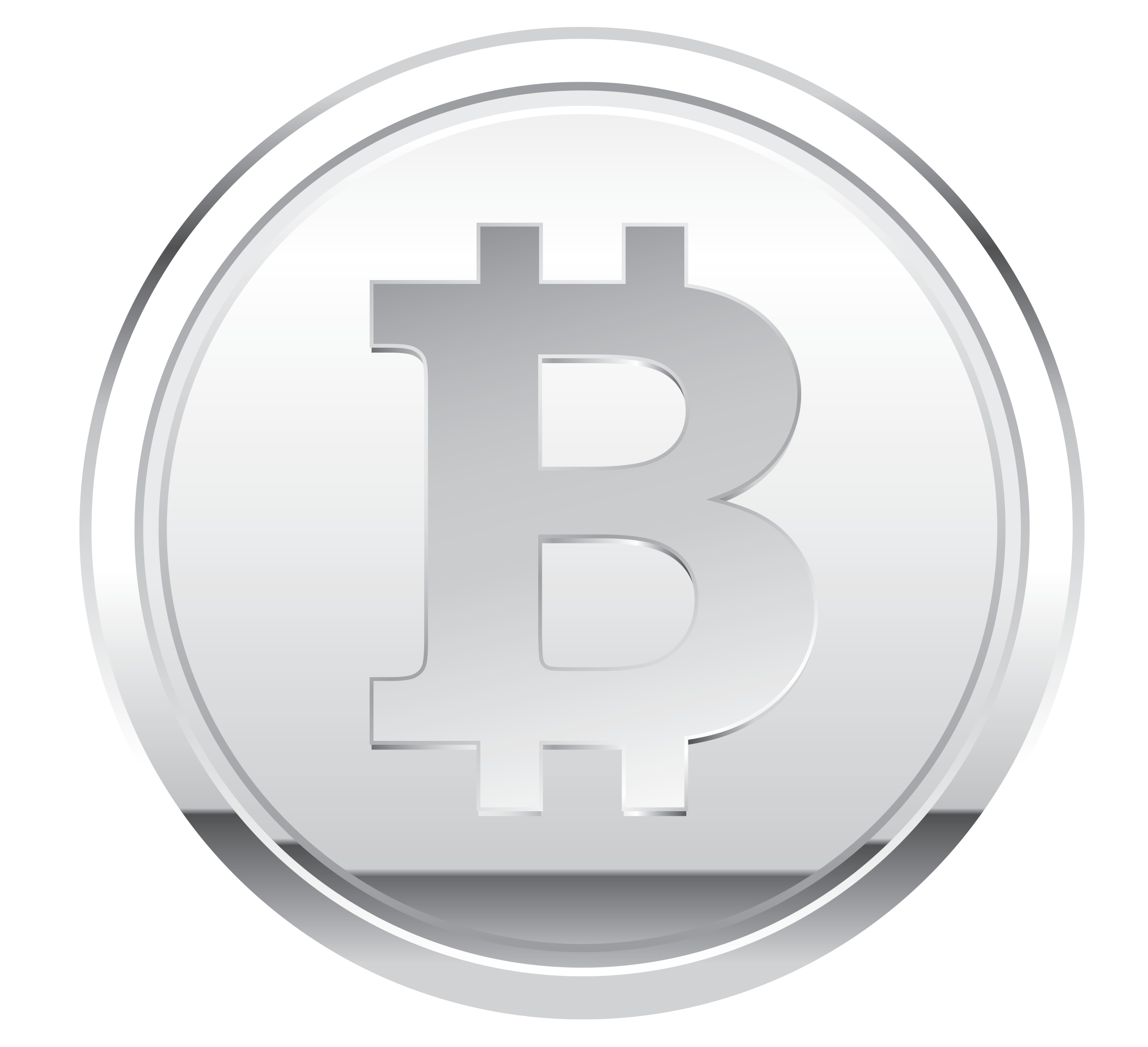 Offering Initial Bitcoin Cryptocurrency Ethereum Coin Silver Transparent PNG Image